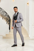 Bild in Galerie-Betrachter laden, Designer Style Unique Design Modern 3 Pieces Men Suits
