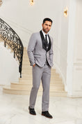 Cargar la imagen en la vista de la galería, Designer Style Unique Design Modern 3 Pieces Men Suits
