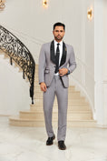 Charger l'image dans la visionneuse de la galerie, Designer Style Unique Design 2 Pieces Men's Suits Jacket+Pants
