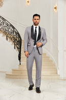 Unique Collar Party Suits 2 Pieces Men's Suits Jacket+Pants