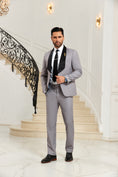 Cargar la imagen en la vista de la galería, Designer Style Unique Design 2 Pieces Men's Suits Jacket+Pants
