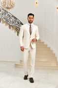 Cargar la imagen en la vista de la galería, Designer Style Unique Design 2 Pieces Men's Suits Jacket+Pants
