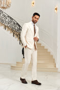 Charger l'image dans la visionneuse de la galerie, Designer Style Unique Design 2 Pieces Men's Suits Jacket+Pants
