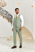 Cargar la imagen en la vista de la galería, Designer Style Unique Design 2 Pieces Men's Suits Vest+Pants
