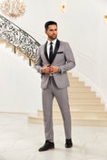 Load image into Gallery viewer, Unique Collar Party Suits 2 Pieces Men's Suits Jacket+Pants
