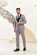 Charger l'image dans la visionneuse de la galerie, Designer Style Unique Design 2 Pieces Men's Suits Jacket+Pants
