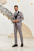 Charger l'image dans la visionneuse de la galerie, Designer Style Unique Design 2 Pieces Men's Suits Jacket+Pants
