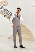 Charger l'image dans la visionneuse de la galerie, Designer Style Unique Design 2 Pieces Men's Suits Vest+Pants
