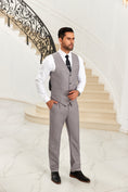 Charger l'image dans la visionneuse de la galerie, Designer Style Unique Design 2 Pieces Men's Suits Vest+Pants
