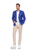 Bild in Galerie-Betrachter laden, Royal Blue Men's Two Button Blazer for Party, Wedding and Business
