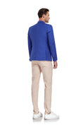 Charger l'image dans la visionneuse de la galerie, Royal Blue Men's Two Button Blazer for Party, Wedding and Business
