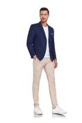 Bild in Galerie-Betrachter laden, Navy Men's Two Button Blazer for Party, Wedding and Business
