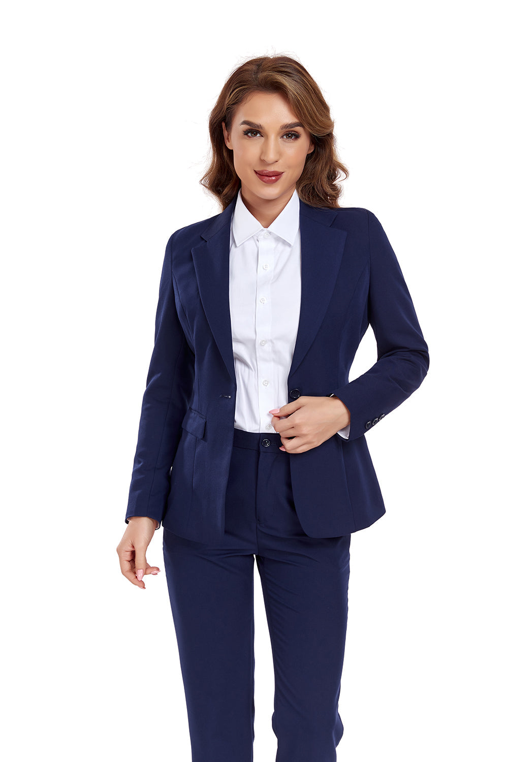 Women's Navy Office Work 2 Piece Suit