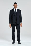 Cargar la imagen en la vista de la galería, Royal Blue Stripe Men's 3 Piece Suits
