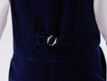 Load image into Gallery viewer, Navy Velvet 5 Piece Boy's Formal Boys Suits
