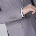 Load image into Gallery viewer, Light Grey Formal Classic 5 Piece Boys Suits
