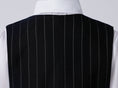 Cargar la imagen en la vista de la galería, Black Striped Modern 4 Piece Boy's Formal Suits
