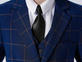 Bild in Galerie-Betrachter laden, Blue Plaid Boys Formal Blazer,  Affordable School Jacket
