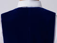 Load image into Gallery viewer, Royal Blue Velvet 5 Piece Boy's Formal Boys Suits
