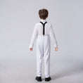 Cargar la imagen en la vista de la galería, White Tuxedo 5 Piece Boys Suits
