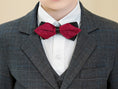 Bild in Galerie-Betrachter laden, Black Plaid Elegant 5 Piece Boys Suits
