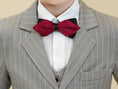 Cargar la imagen en la vista de la galería, Light Grey Striped Modern 5 Piece Boy's Formal Suits
