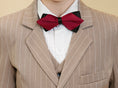 Load image into Gallery viewer, Khaki Striped Modern 5 Piece Boy's Formal Suits
