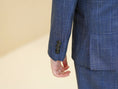 Charger l'image dans la visionneuse de la galerie, Blue Plaid Elegant Formal 5 Piece Boys Suits
