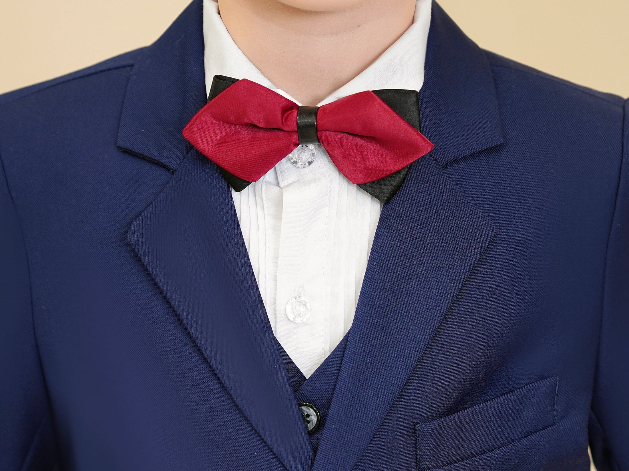 Navy Kid Formal Classic 5 Piece Boys Suits