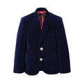 Cargar la imagen en la vista de la galería, Navy Velvet 5 Piece Boy's Formal Boys Suits
