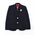 Load image into Gallery viewer, Black Velvet 3 Piece Boy's Formal Boys Suits With Jacket Vest Pants
