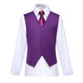 Cargar la imagen en la vista de la galería, Purple Kid Boys Classic 5 Piece Boys Suits
