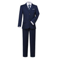 Cargar la imagen en la vista de la galería, Navy Kid Formal Classic 5 Piece Boys Suits
