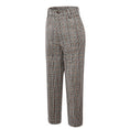 Charger l'image dans la visionneuse de la galerie, Grey and Brown Plaid Elegant Formal 5 Piece Boys Suits
