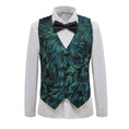 Load image into Gallery viewer, Green Unique Patterned Party 5 Piece Boys Suits
