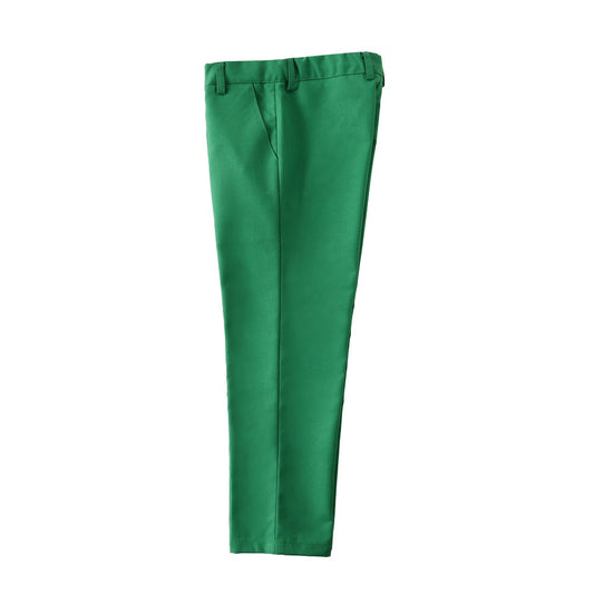 Green High Quality Formal Boys Dresswear Pants