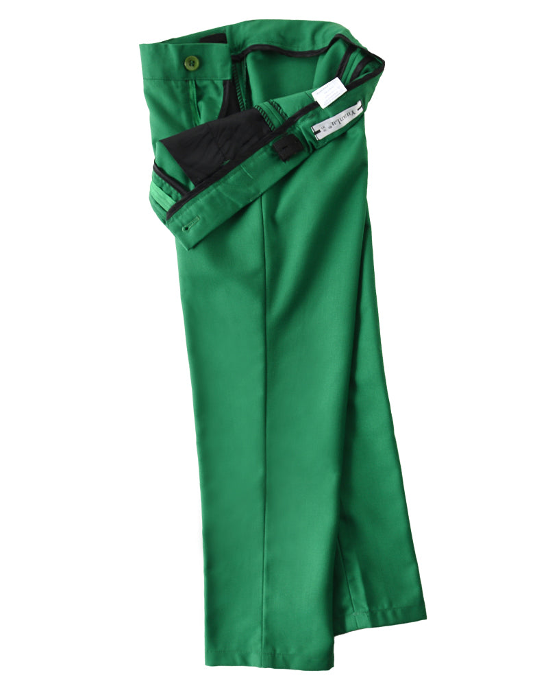 Green 4 Piece Boys' Formal Suit Set with Vest Pants Dress Shirt and Tie BS41