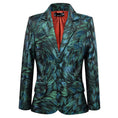 Bild in Galerie-Betrachter laden, Green Unique Patterned Party 5 Piece Boys Suits
