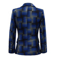 Load image into Gallery viewer, Blue Unique Patterned Banquet 5 Piece Boys Suits
