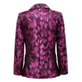 Charger l'image dans la visionneuse de la galerie, Fuchsia Unique Patterned Party Banquet 5 Piece Boys Suits
