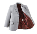 Load image into Gallery viewer, Light Grey Formal Classic 5 Piece Boys Suits
