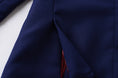 Bild in Galerie-Betrachter laden, Navy Fit Slim 4 Piece Boy's Formal Suits With Vest+Pants+Shirt+Tie
