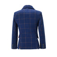 Load image into Gallery viewer, Blue Plaid Boys Formal Blazer,  Affordable School Jacket
