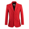 Cargar la imagen en la vista de la galería, Red Boys Formal Blazer, Elegant School Jacket
