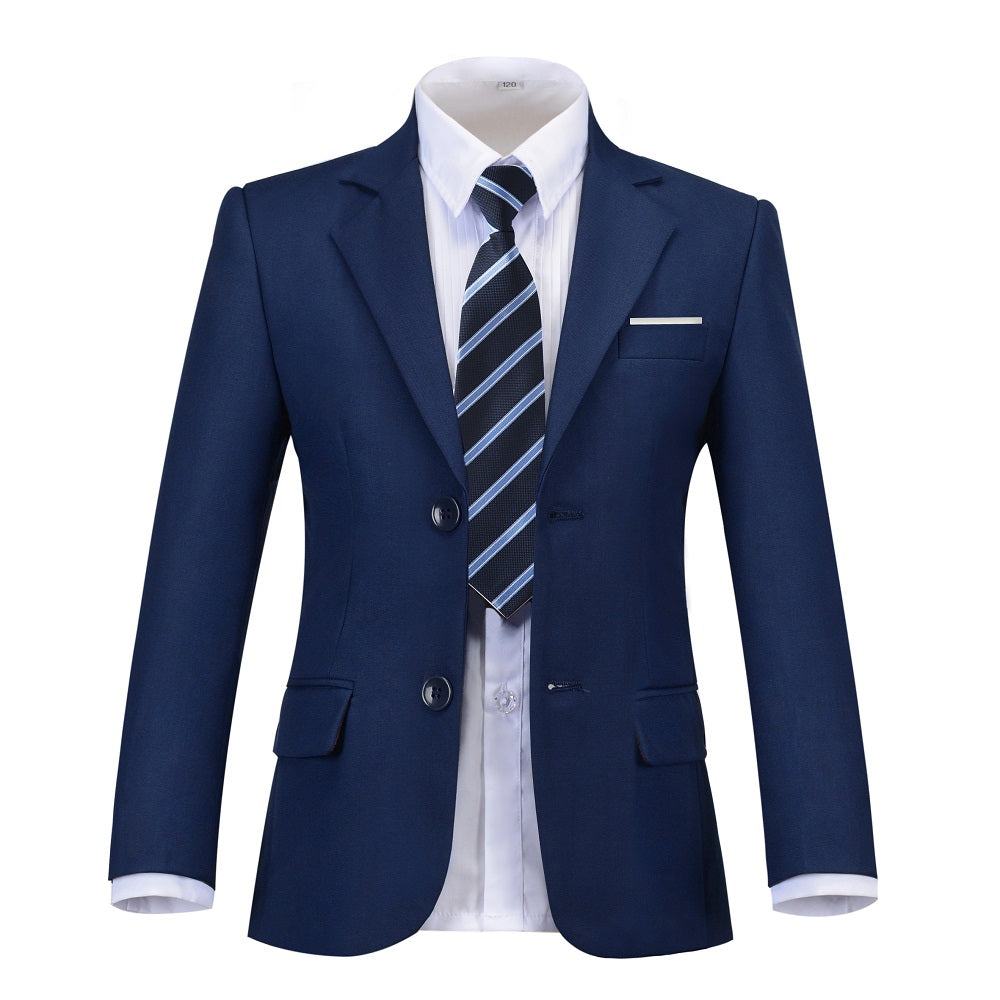 Navy Kid Formal Classic 5 Piece Boys Suits