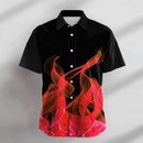 Graphic Tie Dye Casual Men's Shirt Daily Evening Party Vacation Summer Shirts