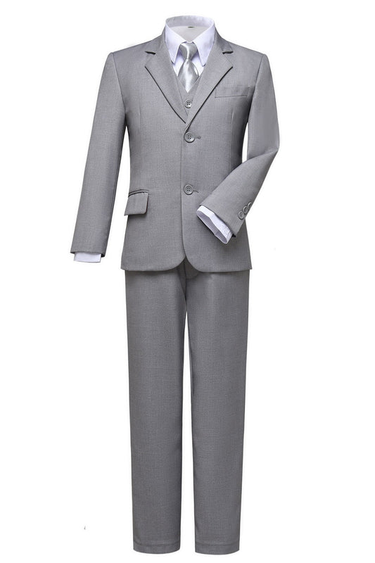 Formal 5 Piece Boys Suits（MORE COLORS+)