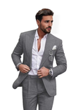 Bild in Galerie-Betrachter laden, Summer Casual Linen Men's Slim Fit 2 Piece Suit
