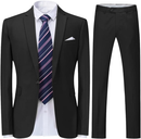 Single-Breasted One Button Center 2 Pieces Men's Suit