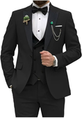 Charger l'image dans la visionneuse de la galerie, Double Breasted Slim Fit 3 Piece Men's Suit
